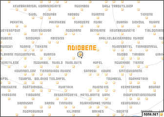 map of Ndiobène