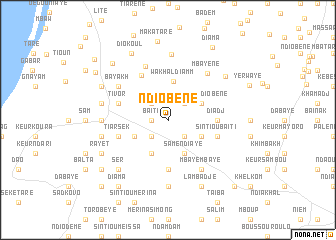 map of Ndiobène