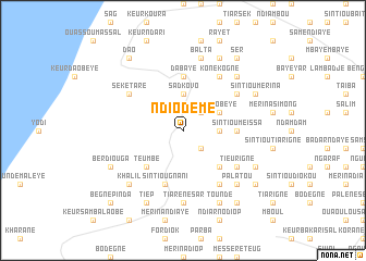 map of Ndiodème
