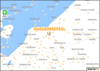 map of Ndioub Nâne Peul