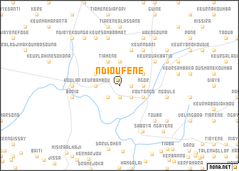 map of Ndioufène