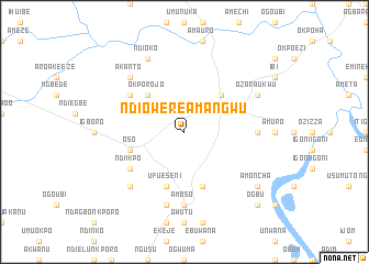 map of Ndi Owere Amangwu