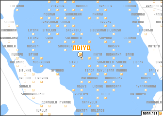 map of Ndiyo