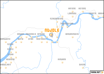 map of Ndjolé