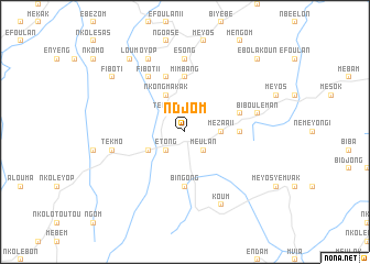 map of Ndjom