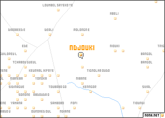 map of Ndjouki