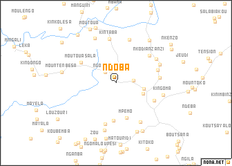 map of Ndoba