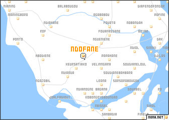 map of Ndofane