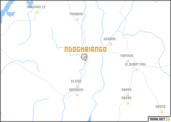 map of Ndog Mbiango