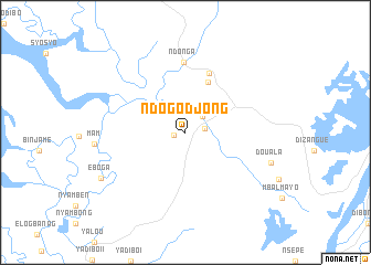 map of Ndog Odjong