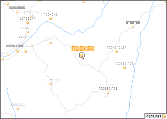 map of Ndokak