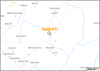 map of Ndokati