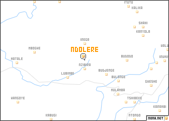 map of Ndolere