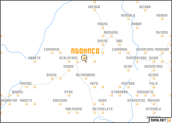 map of Ndomnco