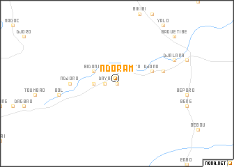 map of Ndoram