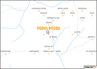 map of Ndoulangou