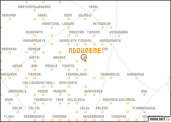 map of Ndourène