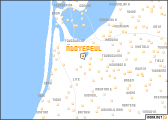 map of Ndoye Peul