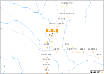 map of Ndrou