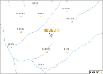map of Nduguti