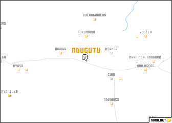 map of Ndugutu