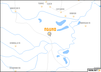 map of Ndumo