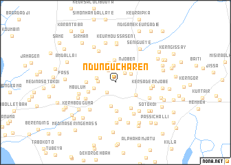 map of NʼDungu Charen