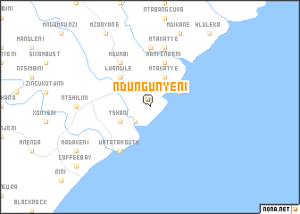 map of Ndungunyeni