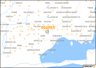 map of Nduren