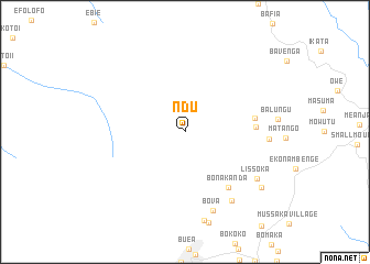 map of Ndu