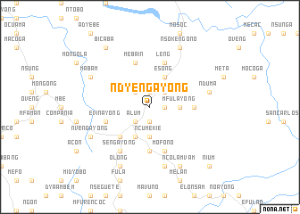 map of Ndyengayong