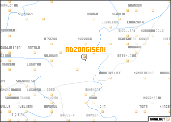 map of Ndzongiseni