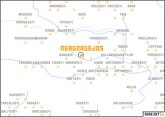 map of Neagra de Jos