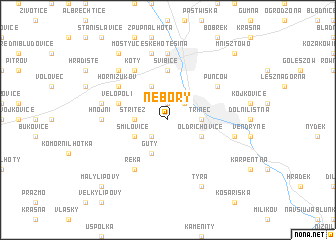 map of Nebory