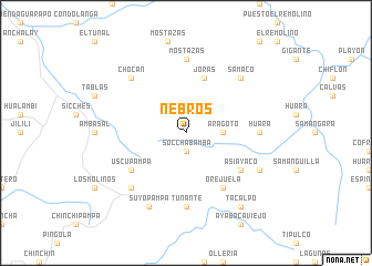 map of Ñebros