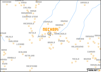 map of Nechapi
