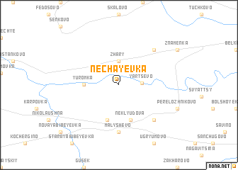 map of Nechayevka