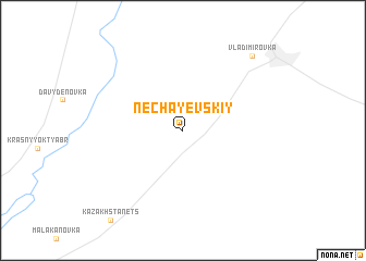 map of Nechayevskiy