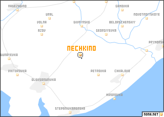 map of Nechkino