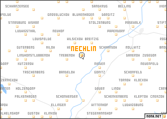 map of Nechlin