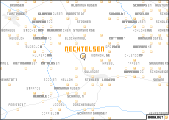 map of Nechtelsen