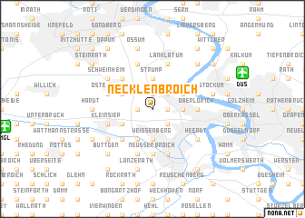 map of Necklenbroich