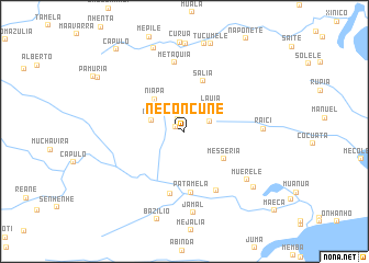 map of Neconcune