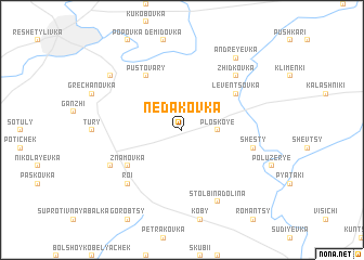 map of Nedakovka