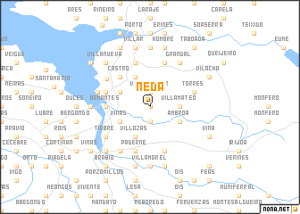 map of Neda