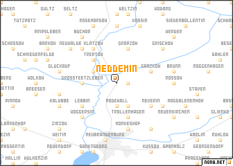 map of Neddemin