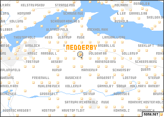 map of Nedderby