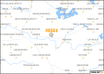 map of Nedde