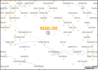 map of Nedelino