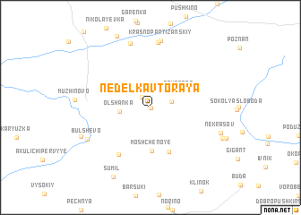 map of Nedel\